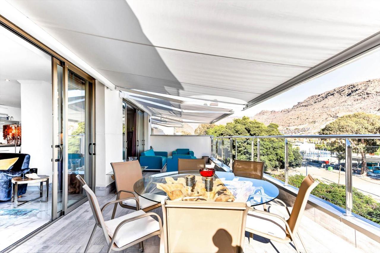 Rivera Del Puerto Luxury Penthouse With Great Terrace And Sea View Puerto De Mogan Exteriér fotografie