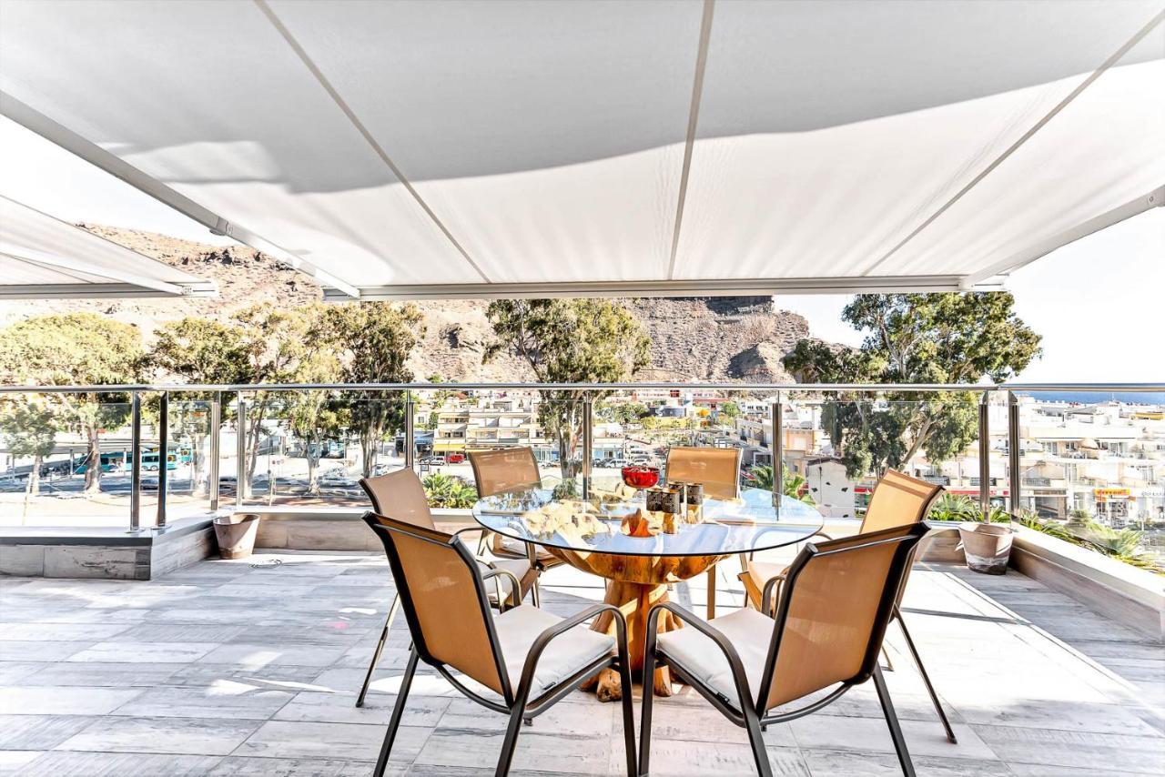 Rivera Del Puerto Luxury Penthouse With Great Terrace And Sea View Puerto De Mogan Exteriér fotografie