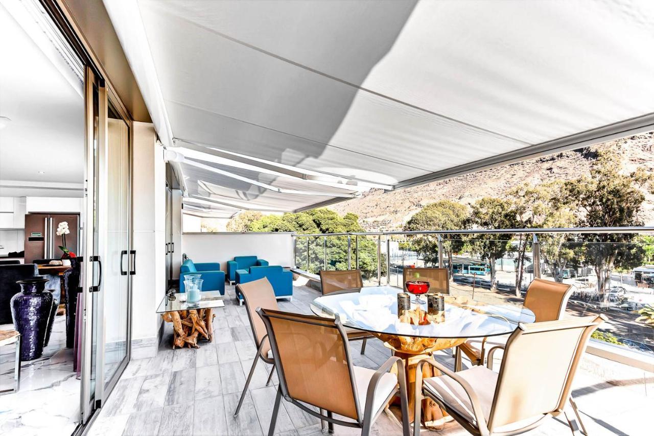Rivera Del Puerto Luxury Penthouse With Great Terrace And Sea View Puerto De Mogan Exteriér fotografie