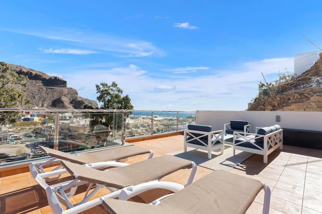 Rivera Del Puerto Luxury Penthouse With Great Terrace And Sea View Puerto De Mogan Exteriér fotografie