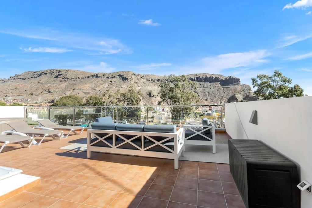 Rivera Del Puerto Luxury Penthouse With Great Terrace And Sea View Puerto De Mogan Exteriér fotografie