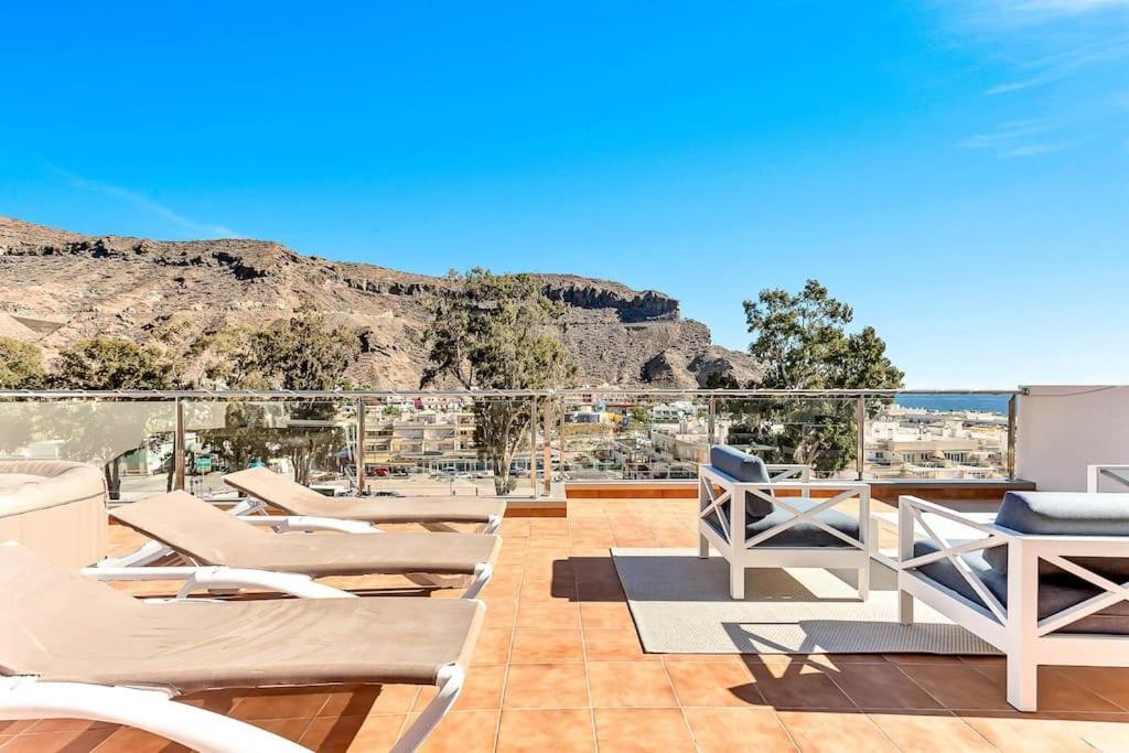 Rivera Del Puerto Luxury Penthouse With Great Terrace And Sea View Puerto De Mogan Exteriér fotografie